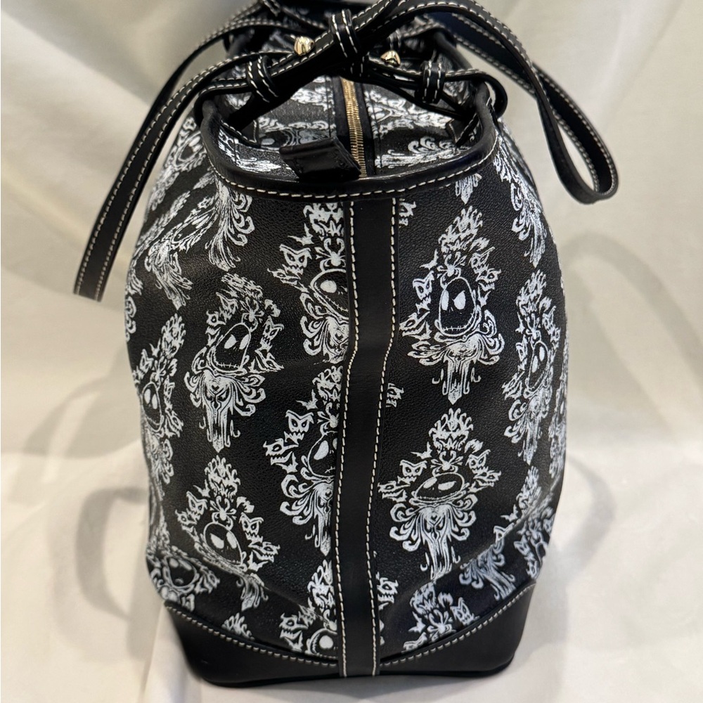 Dooney & Bourke Disney Jack Skellington Nightmare Before Christmas Tote. - Picture 2 of 13